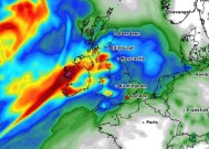 英国气象局天气预警地图显示了风暴伯特今天将袭击英国的地方